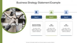 Business Strategy Statement Example In Powerpoint And Google Slides Cpb