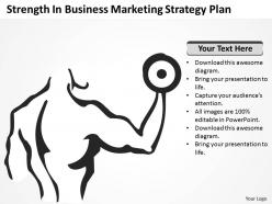 Business strategy strength marketing plan powerpoint slides 0527