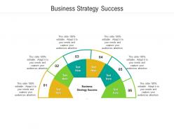Business strategy success ppt powerpoint presentation model graphics cpb