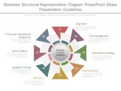 Business structural representation diagram powerpoint slides presentation guidelines