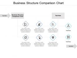 Business structure comparison chart ppt powerpoint presentation infographics themes cpb