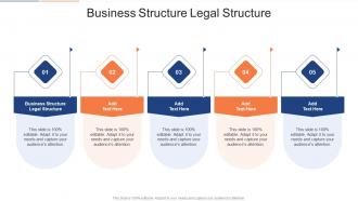 Business Structure Legal Structure In Powerpoint And Google Slides Cpb