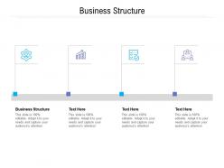 Business structure ppt powerpoint presentation styles graphics template cpb