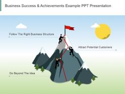 Business success and achievements example ppt presentation