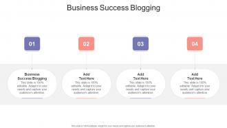 Business Success Blogging In Powerpoint And Google Slides Cpb