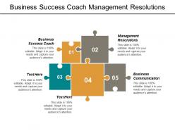 Business success coach management resolutions business communication corporate failure cpb