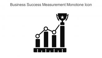 Business Success Measurement Monotone Icon In Powerpoint Pptx Png And Editable Eps Format