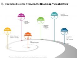 Business Success Six Months Roadmap Visualization