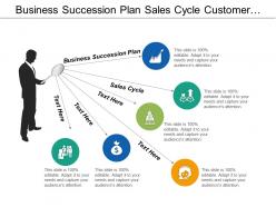 Business succession plan sales cycle customer management process cpb
