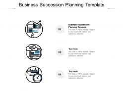 Business succession planning template ppt powerpoint presentation infographic template portfolio cpb