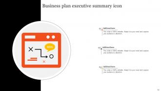 Business Summary Icon Powerpoint Ppt Template Bundles Customizable Editable