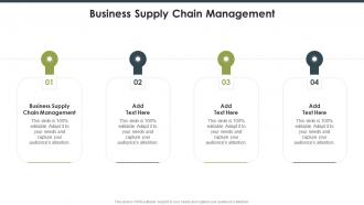 Business Supply Chain Management In Powerpoint And Google Slides Cpb