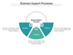 Business support processes ppt powerpoint presentation infographics slides cpb
