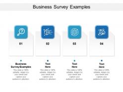 Business survey examples ppt powerpoint presentation infographic template files cpb