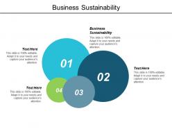 Business sustainability ppt powerpoint presentation example file cpb