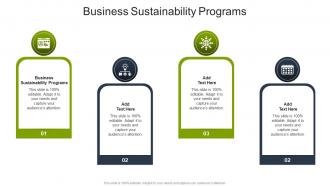 Business Sustainability Programs In Powerpoint And Google Slides Cpb