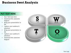 Business swot analysis powerpoint slides presentation diagrams templates