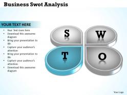Business swot analysis powerpoint slides presentation diagrams templates