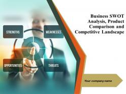 Business Swot Analysis Product Comparison And Competitive Landscape Powerpoint Presentation Slides
