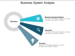 Business system analysis ppt powerpoint presentation ideas outline cpb