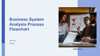 Business System Analysis Process Flowchart PPT Example AT