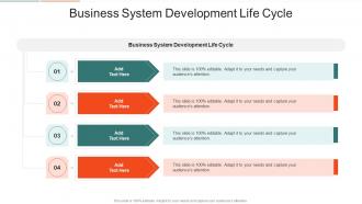 Business System Development Life Cycle In Powerpoint And Google Slides Cpb