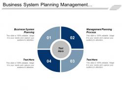 Business system planning management planning process learning development cpb