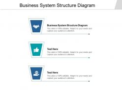 Business system structure diagram ppt powerpoint presentation pictures icons cpb