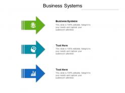 Business systems ppt powerpoint presentation inspiration slideshow cpb