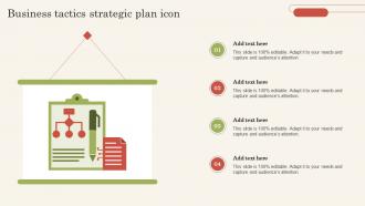 Business Tactics Strategic Plan Icon