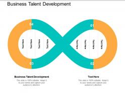 Business talent development ppt powerpoint presentation file example file cpb