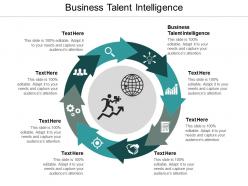 Business talent intelligence ppt powerpoint presentation icon outfit cpb