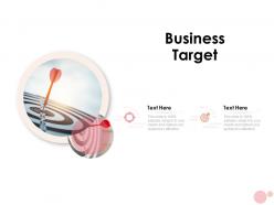 Business target arrows ppt powerpoint presentation icon gridlines