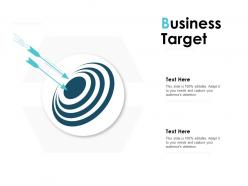 Business target arrows ppt powerpoint presentation infographic template layouts