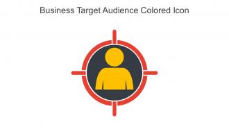 Business Target Audience Colored Icon In Powerpoint Pptx Png And Editable Eps Format