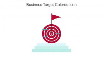 Business Target Colored Icon In Powerpoint Pptx Png And Editable Eps Format