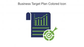 Business Target Plan Colored Icon In Powerpoint Pptx Png And Editable Eps Format