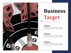 Business target ppt infographic template designs download