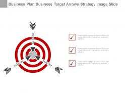 Business target selection strategy diagram powerpoint slides