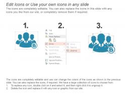 Business targets and goals with icons powerpoint slides