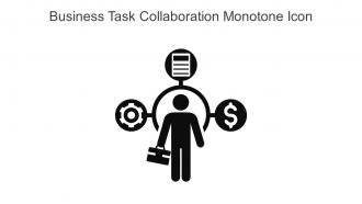 Business Task Collaboration Monotone Icon In Powerpoint Pptx Png And Editable Eps Format