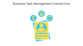 Business Task Management Colored Icon In Powerpoint Pptx Png And Editable Eps Format