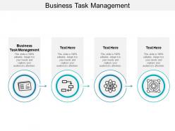 Business task management ppt powerpoint presentation ideas introduction cpb