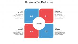 Business tax deduction ppt powerpoint presentation portfolio images cpb