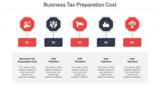 Business Tax Preparation Cost Ppt Powerpoint Presentation Slides Example Introduction Cpb