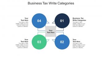Business tax write categories ppt powerpoint presentation professional outfit cpb