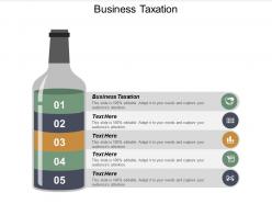 Business taxation ppt powerpoint presentation slides download cpb