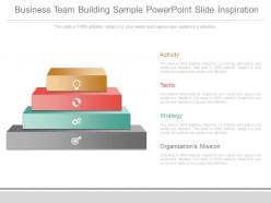 Business team building sample powerpoint slide inspiration