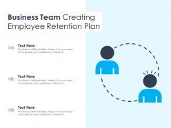 Business Team Creating Employee Retention Plan