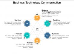 Business technology communication ppt powerpoint presentation slides portfolio cpb